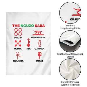 Nguzo Saba Seven Principles Of Kwanzaa Celebration Gift Garden Flag TS12 Print Your Wear