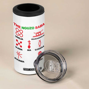 Nguzo Saba Seven Principles Of Kwanzaa Celebration Gift 4 in 1 Can Cooler Tumbler TS12 Print Your Wear