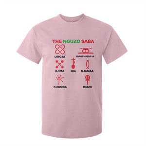 Nguzo Saba Seven Principles Of Kwanzaa Celebration Gift T Shirt For Kid TS12 Light Pink Print Your Wear
