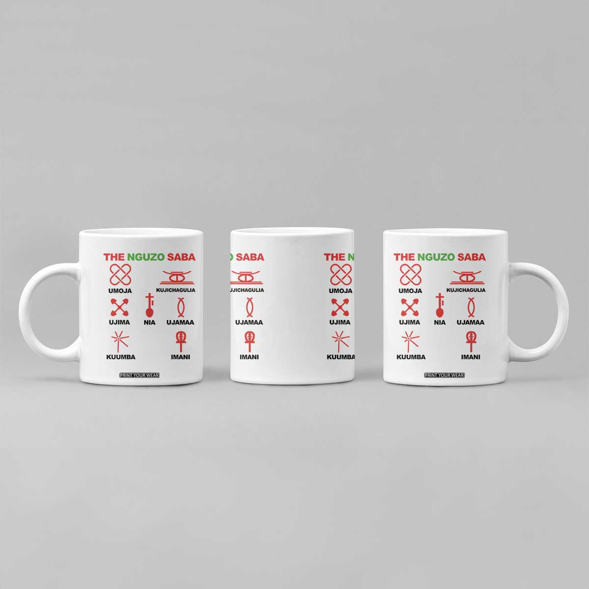 Nguzo Saba Seven Principles Of Kwanzaa Celebration Gift Coffee Mug TS12 Print Your Wear