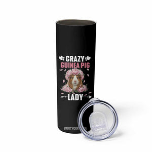 Funny Crazy Guinea Pig Lady Skinny Tumbler Cavy Mom Gift TS12 Print Your Wear