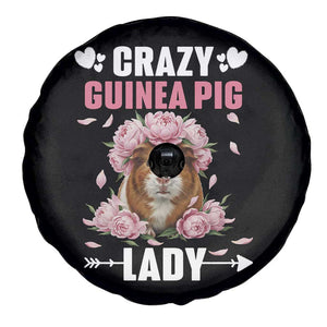 Funny Crazy Guinea Pig Lady Spare Tire Cover Cavy Mom Gift TS12 Print Your Wear