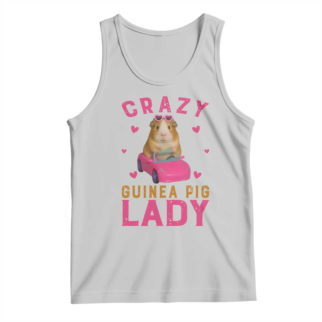 Crazy Guinea Pig Lady Tank Top Funny Pet Lover Gift TS12 Ash Print Your Wear