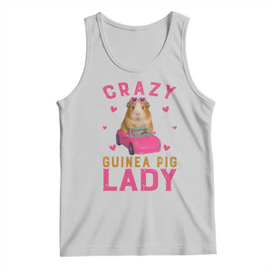 Crazy Guinea Pig Lady Tank Top Funny Pet Lover Gift TS12 Ash Print Your Wear