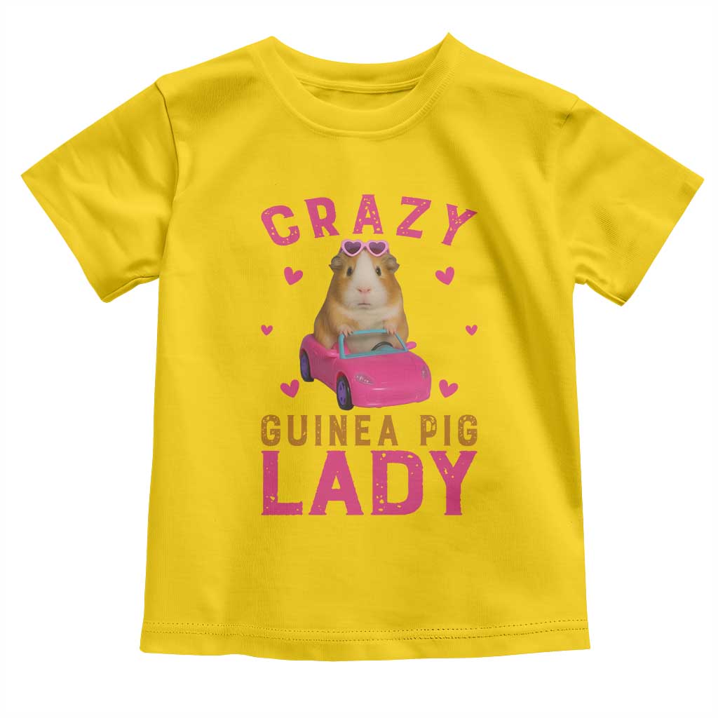 Crazy Guinea Pig Lady Toddler T Shirt Funny Pet Lover Gift TS12 Daisy Print Your Wear