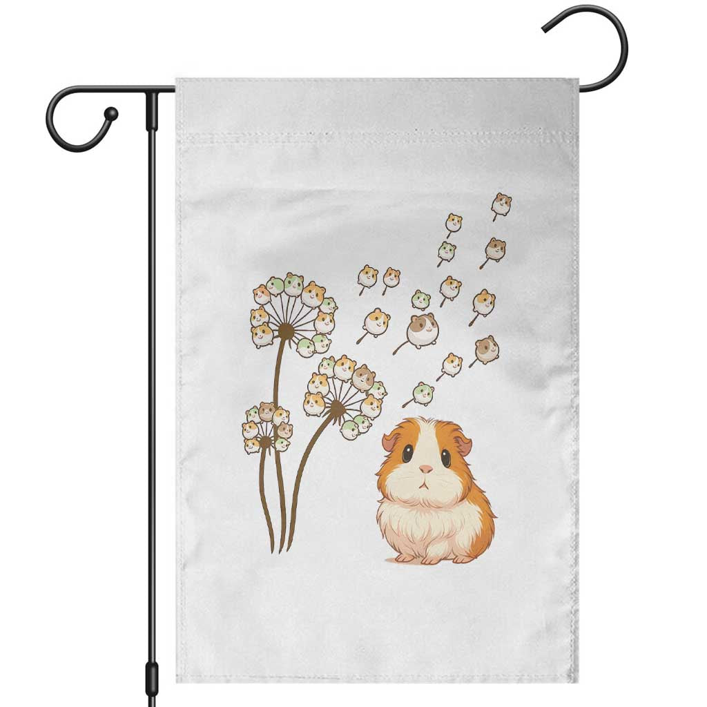 Flower Guinea Pig Dandelion Garden Flag Funny Cavy Lover Gift TS12 White Print Your Wear