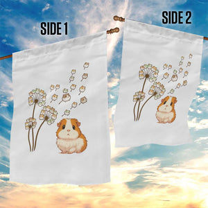Flower Guinea Pig Dandelion Garden Flag Funny Cavy Lover Gift TS12 Print Your Wear