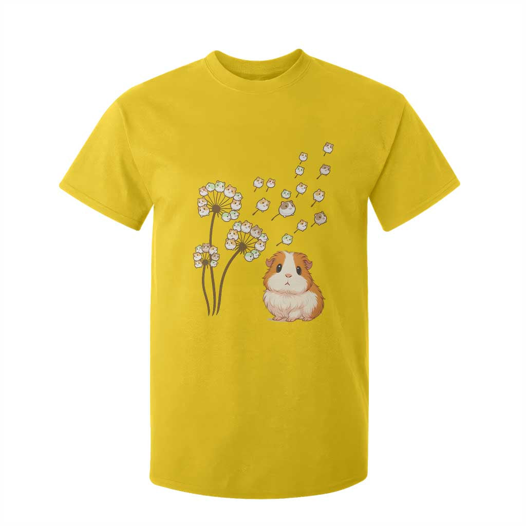 Flower Guinea Pig Dandelion T Shirt For Kid Funny Cavy Lover Gift TS12 Daisy Print Your Wear