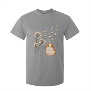 Flower Guinea Pig Dandelion T Shirt For Kid Funny Cavy Lover Gift TS12 Sport Gray Print Your Wear