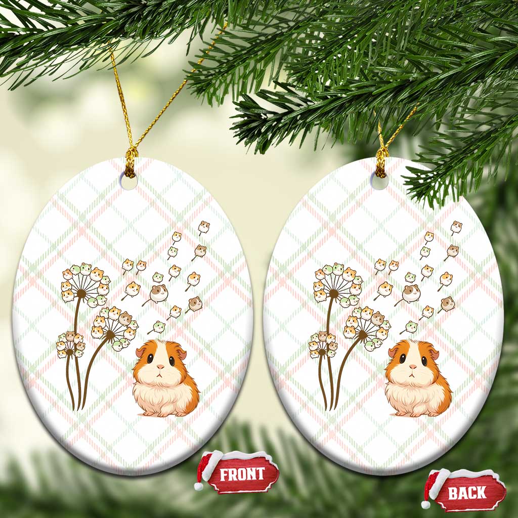 Flower Guinea Pig Dandelion Ceramic Ornament Funny Cavy Lover Gift TS12 Print Your Wear