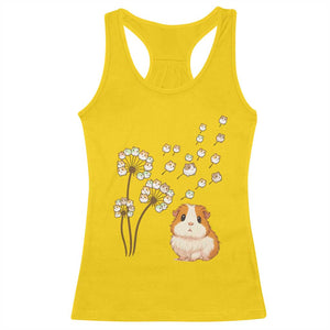 Flower Guinea Pig Dandelion Racerback Tank Top Funny Cavy Lover Gift TS12 Daisy Print Your Wear