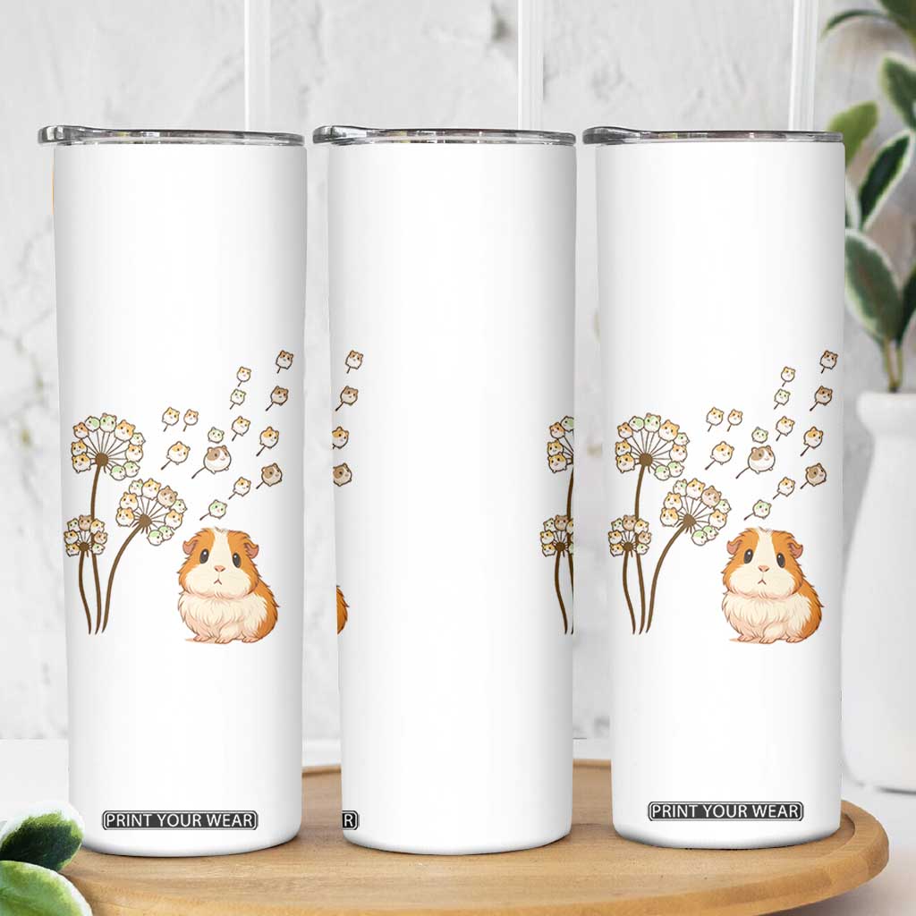 Flower Guinea Pig Dandelion Skinny Tumbler Funny Cavy Lover Gift TS12 Print Your Wear