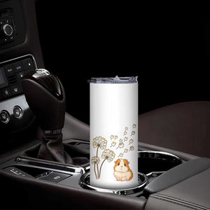 Flower Guinea Pig Dandelion Skinny Tumbler Funny Cavy Lover Gift TS12 Print Your Wear