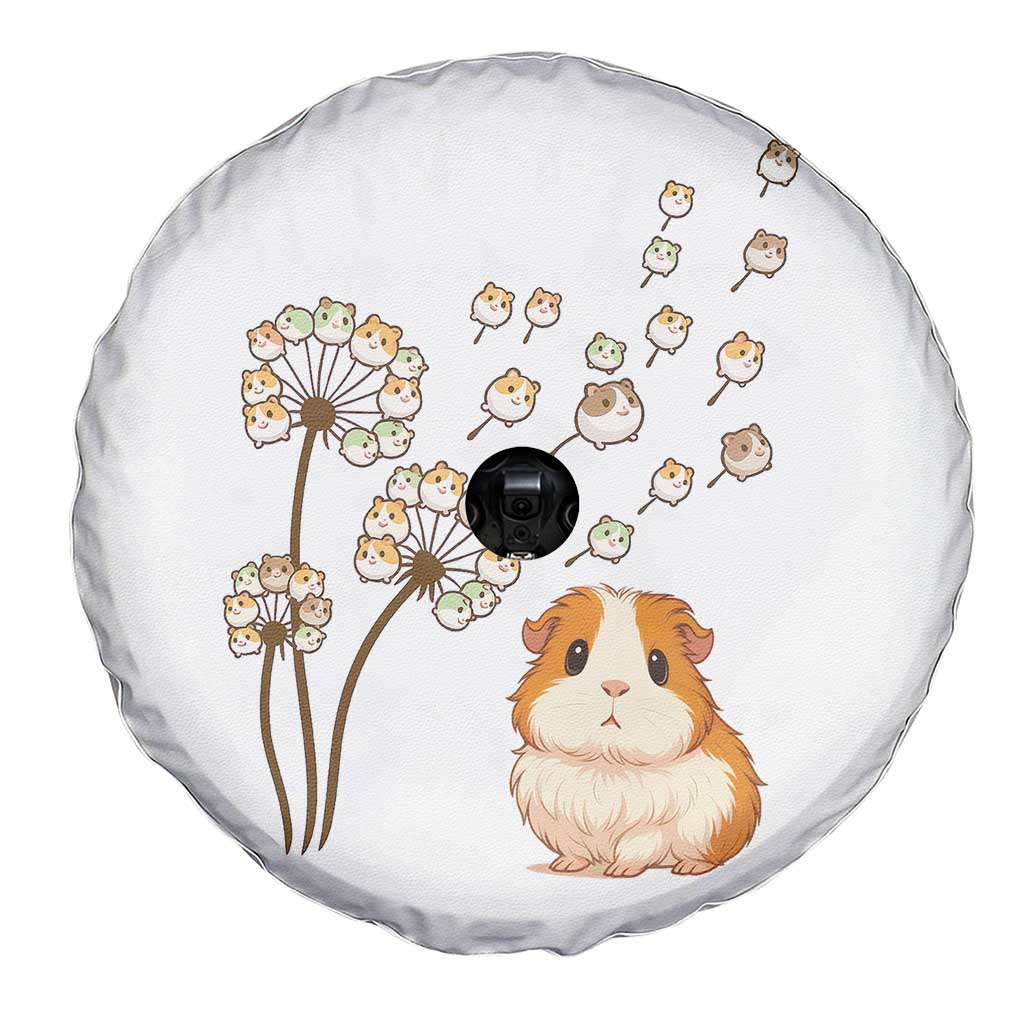 Flower Guinea Pig Dandelion Spare Tire Cover Funny Cavy Lover Gift TS12 Print Your Wear