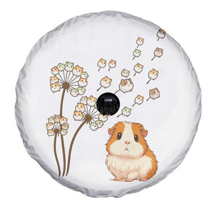 Flower Guinea Pig Dandelion Spare Tire Cover Funny Cavy Lover Gift TS12 Print Your Wear