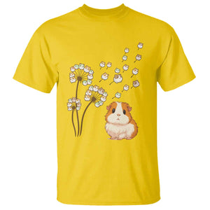 Flower Guinea Pig Dandelion T Shirt Funny Cavy Lover Gift TS12 Daisy Print Your Wear