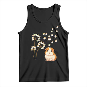 Flower Guinea Pig Dandelion Tank Top Funny Cavy Lover Gift TS12 Black Print Your Wear