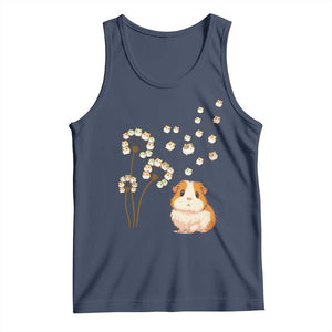 Flower Guinea Pig Dandelion Tank Top Funny Cavy Lover Gift TS12 Navy Print Your Wear