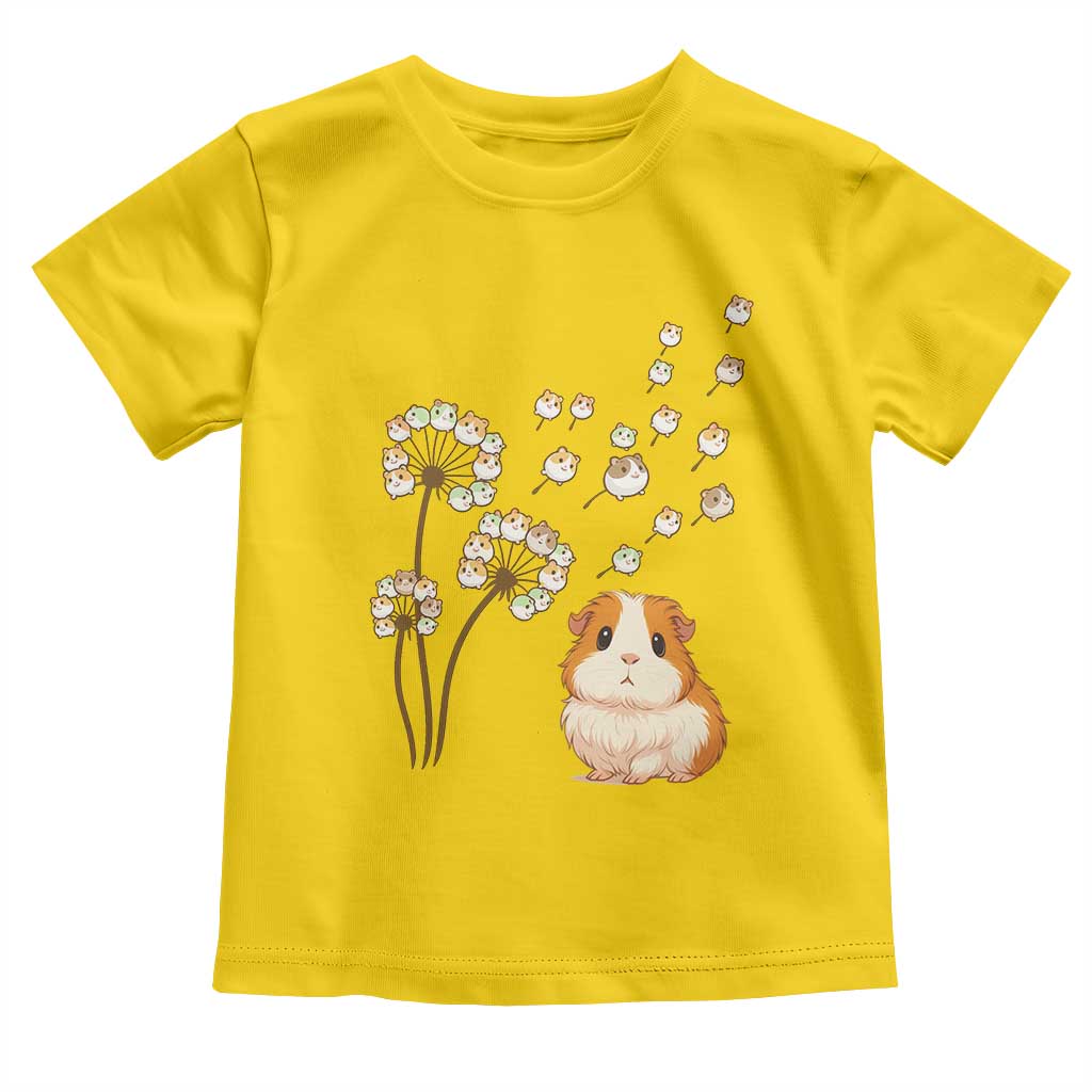 Flower Guinea Pig Dandelion Toddler T Shirt Funny Cavy Lover Gift TS12 Daisy Print Your Wear