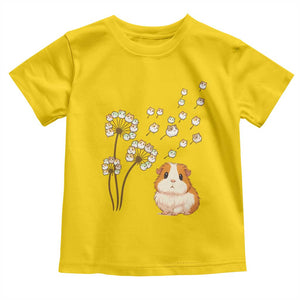 Flower Guinea Pig Dandelion Toddler T Shirt Funny Cavy Lover Gift TS12 Daisy Print Your Wear