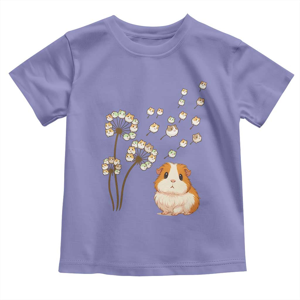 Flower Guinea Pig Dandelion Toddler T Shirt Funny Cavy Lover Gift TS12 Violet Print Your Wear