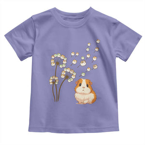 Flower Guinea Pig Dandelion Toddler T Shirt Funny Cavy Lover Gift TS12 Violet Print Your Wear