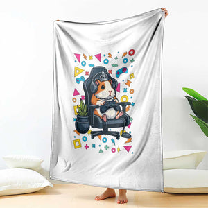 Funny Guinea Pigs And Gaming Lover Gift For Kid Throw Blanket TS12 Print Your Wear