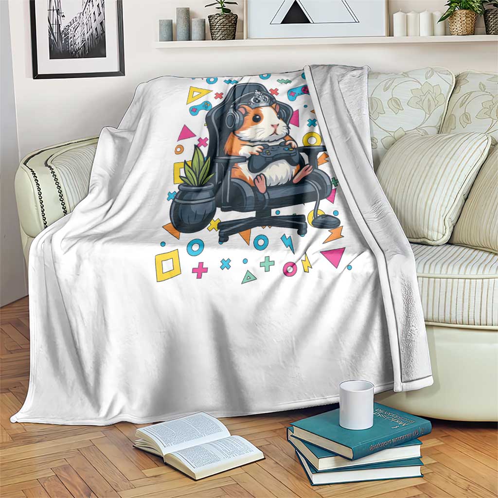 Funny Guinea Pigs And Gaming Lover Gift For Kid Throw Blanket TS12 Print Your Wear