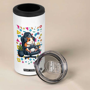 Funny Guinea Pigs And Gaming Lover Gift For Kid 4 in 1 Can Cooler Tumbler TS12 Print Your Wear