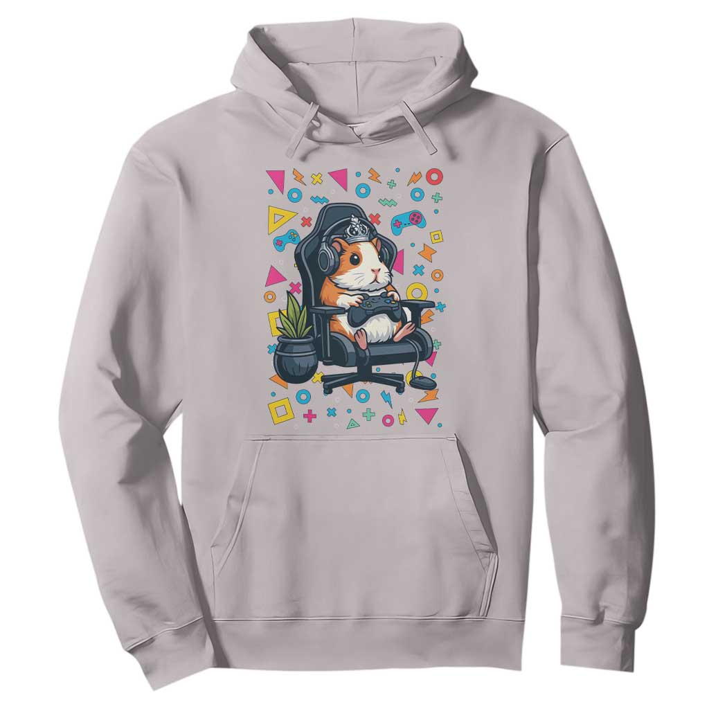 Funny Guinea Pigs And Gaming Lover Gift For Kid Hoodie TS12 Ice Gray Print Your Wear