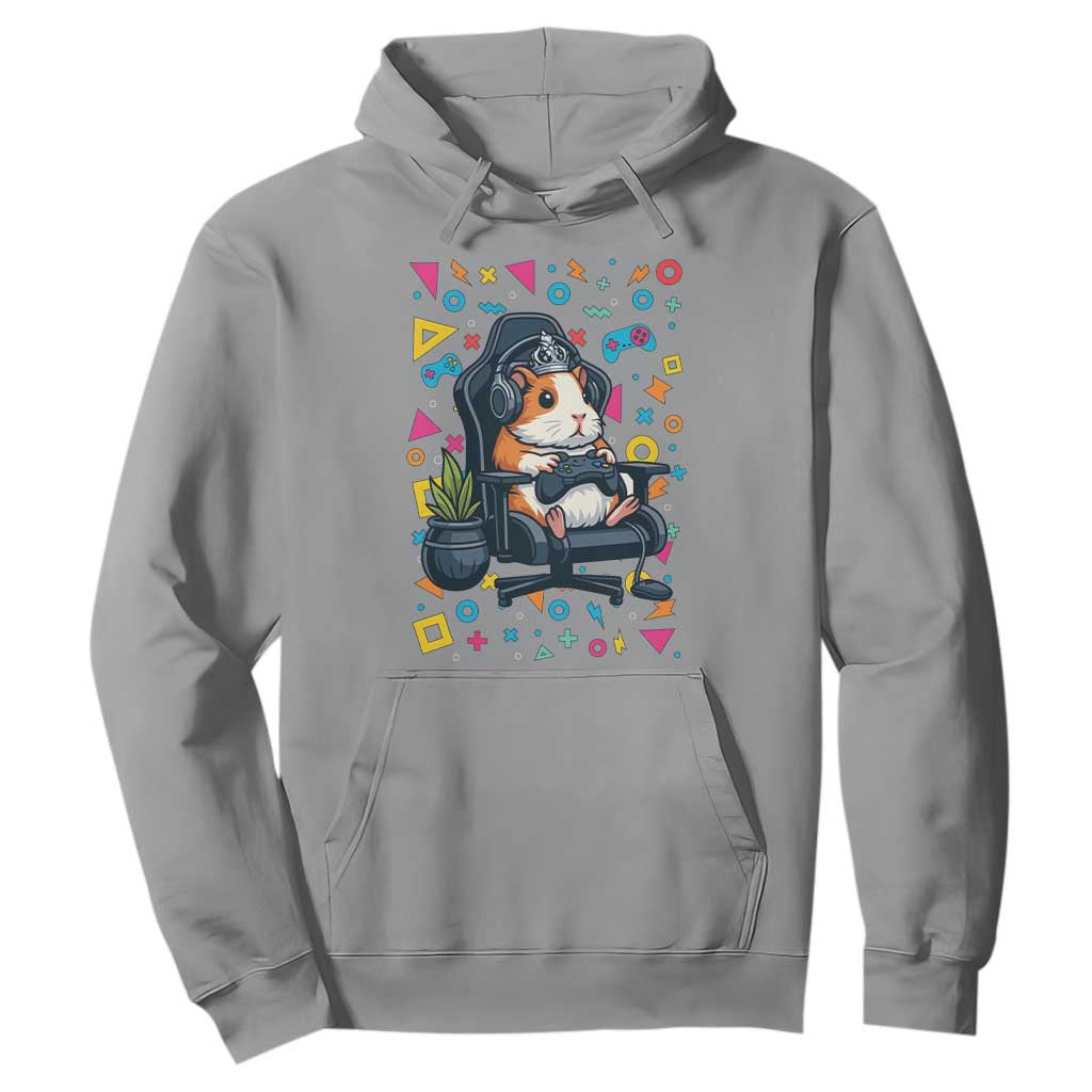 Funny Guinea Pigs And Gaming Lover Gift For Kid Hoodie TS12 Sport Gray Print Your Wear