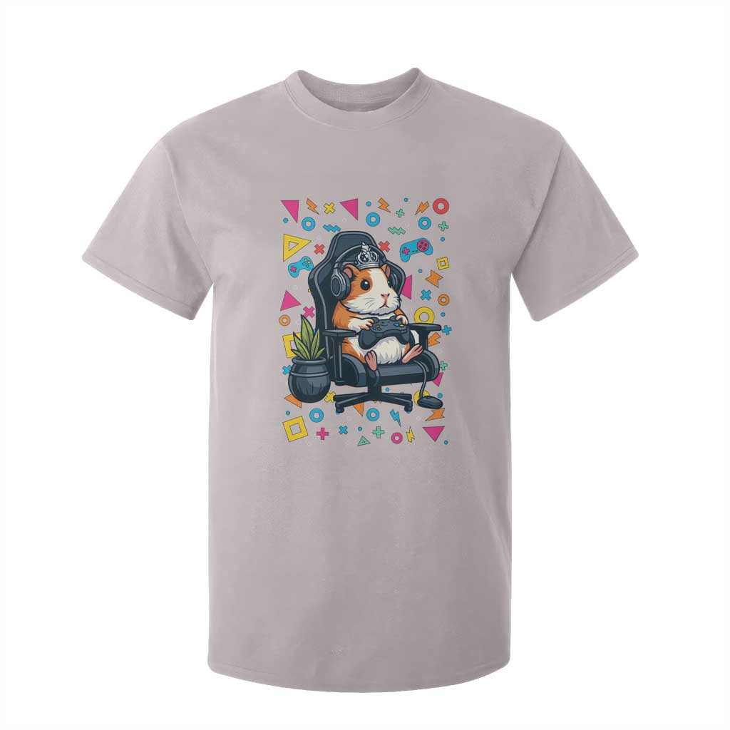 Funny Guinea Pigs And Gaming Lover Gift For Kid T Shirt For Kid TS12 Ice Gray Print Your Wear