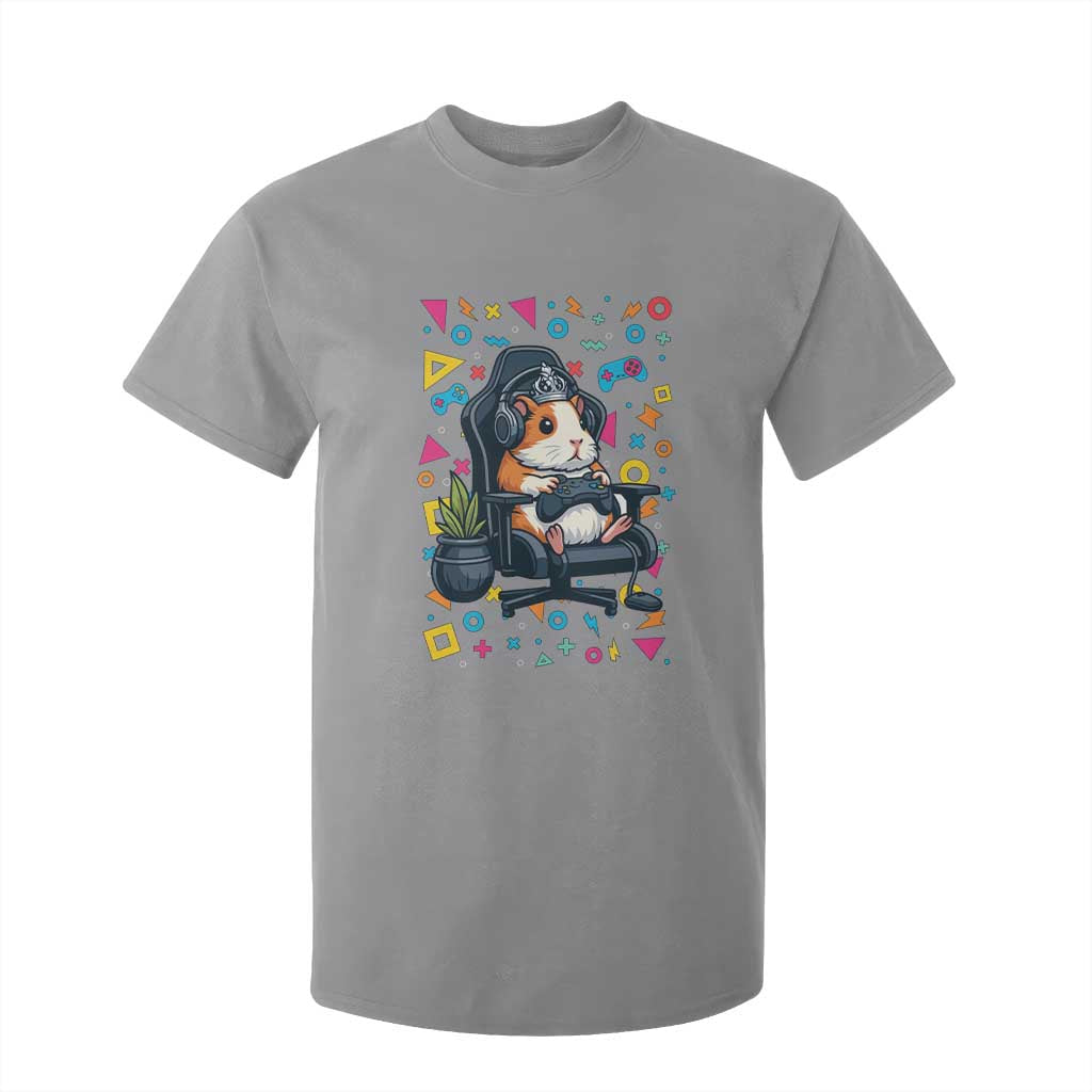 Funny Guinea Pigs And Gaming Lover Gift For Kid T Shirt For Kid TS12 Sport Gray Print Your Wear