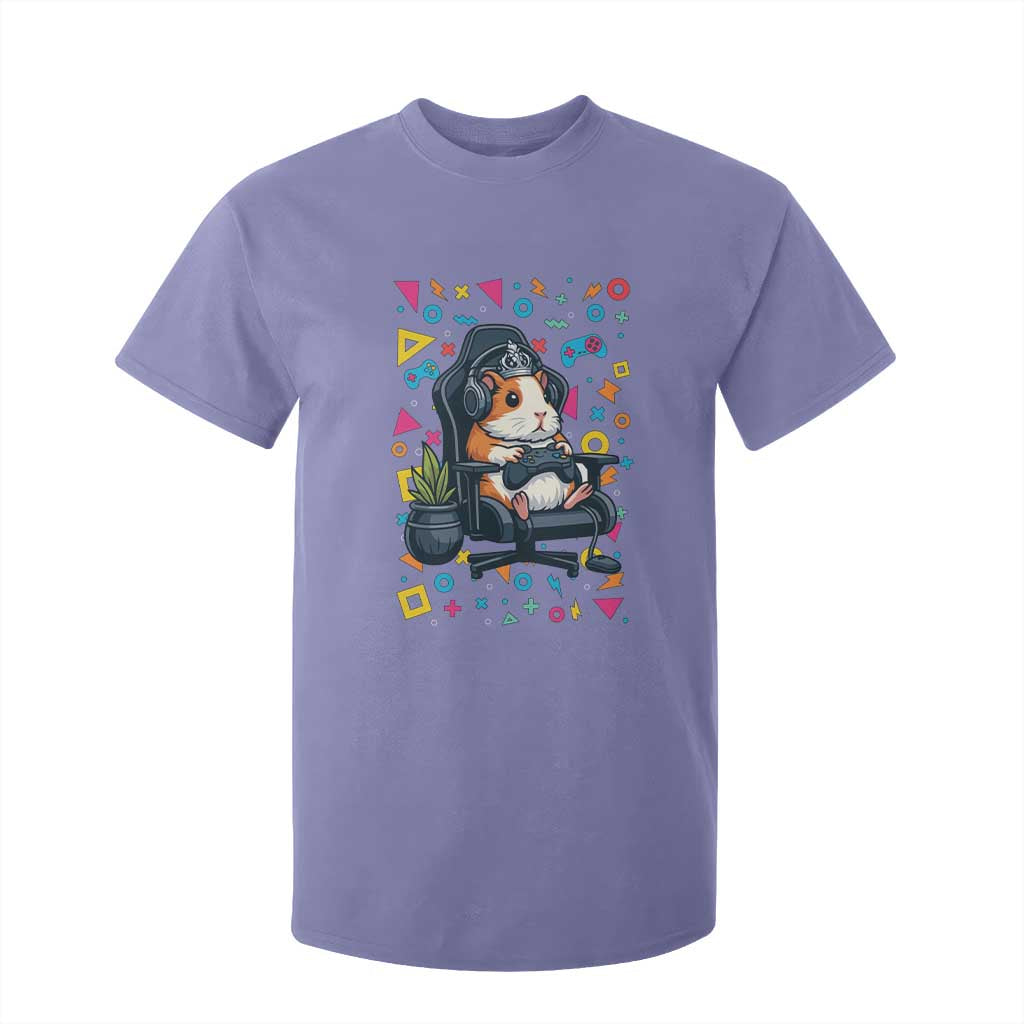 Funny Guinea Pigs And Gaming Lover Gift For Kid T Shirt For Kid TS12 Violet Print Your Wear