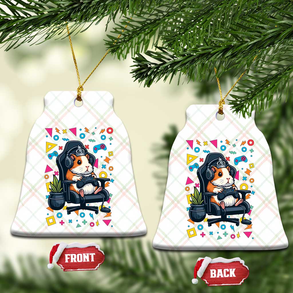 Funny Guinea Pigs And Gaming Lover Gift For Kid Ceramic Ornament TS12 Print Your Wear