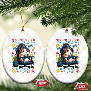 Funny Guinea Pigs And Gaming Lover Gift For Kid Ceramic Ornament TS12 Print Your Wear