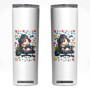 Funny Guinea Pigs And Gaming Lover Gift For Kid Skinny Tumbler TS12 White Print Your Wear