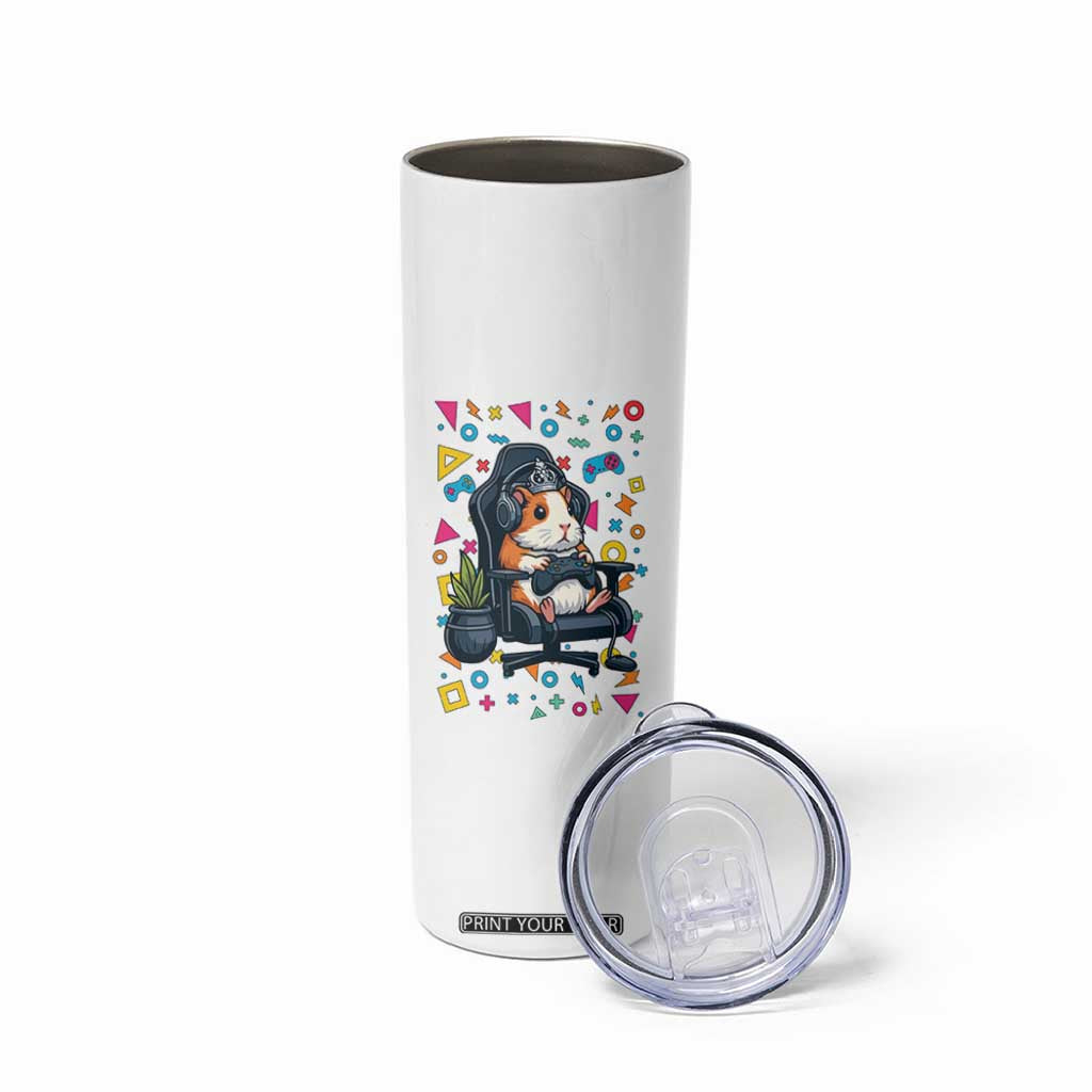 Funny Guinea Pigs And Gaming Lover Gift For Kid Skinny Tumbler TS12 Print Your Wear