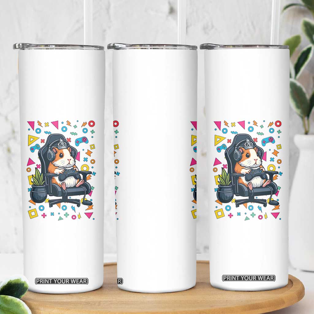 Funny Guinea Pigs And Gaming Lover Gift For Kid Skinny Tumbler TS12 Print Your Wear