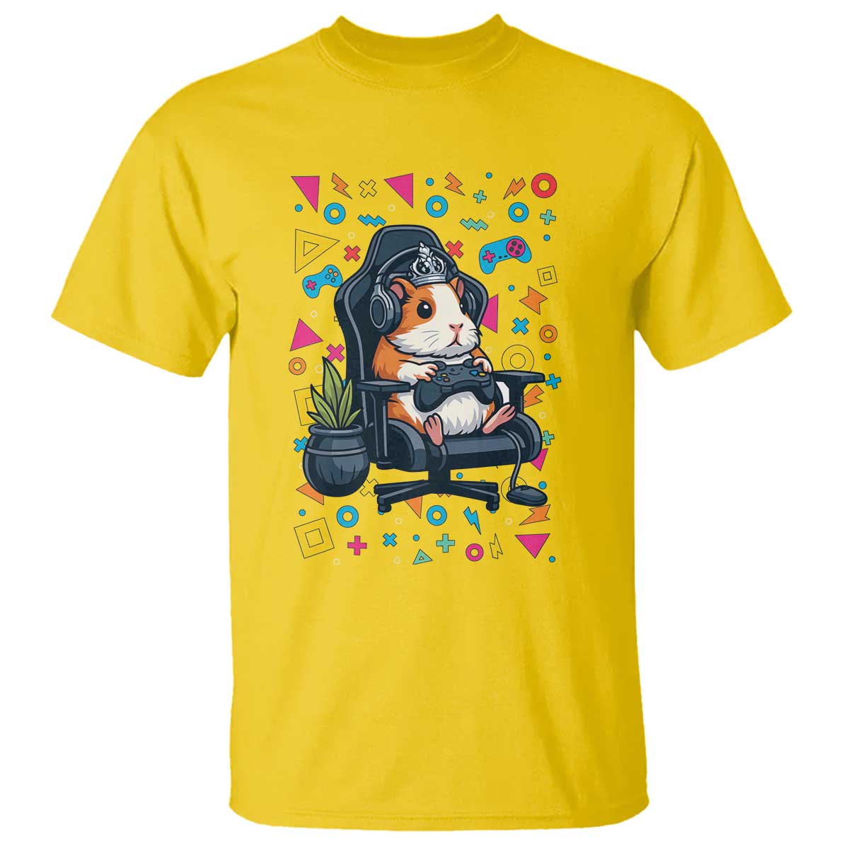 Funny Guinea Pigs And Gaming Lover Gift For Kid T Shirt TS12 Daisy Print Your Wear