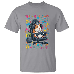 Funny Guinea Pigs And Gaming Lover Gift For Kid T Shirt TS12 Sport Gray Print Your Wear