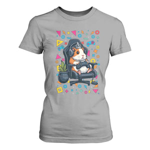 Funny Guinea Pigs And Gaming Lover Gift For Kid T Shirt For Women TS12 Sport Gray Print Your Wear