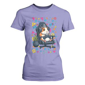 Funny Guinea Pigs And Gaming Lover Gift For Kid T Shirt For Women TS12 Violet Print Your Wear