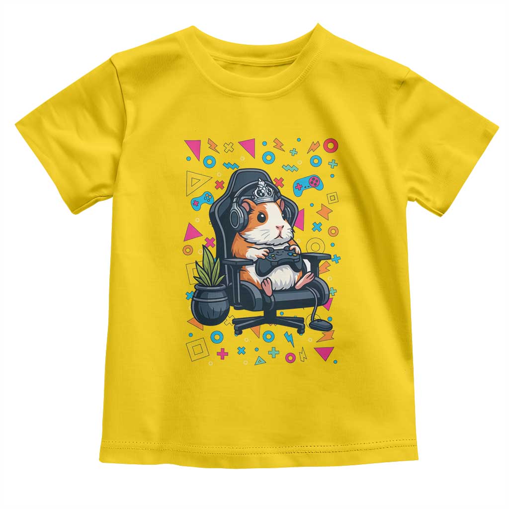 Funny Guinea Pigs And Gaming Lover Gift For Kid Toddler T Shirt TS12 Daisy Print Your Wear