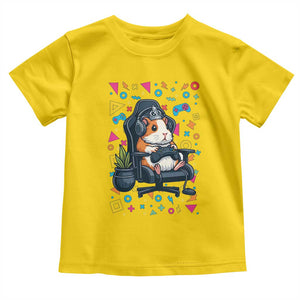 Funny Guinea Pigs And Gaming Lover Gift For Kid Toddler T Shirt TS12 Daisy Print Your Wear