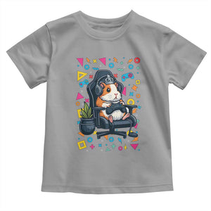 Funny Guinea Pigs And Gaming Lover Gift For Kid Toddler T Shirt TS12 Sport Gray Print Your Wear