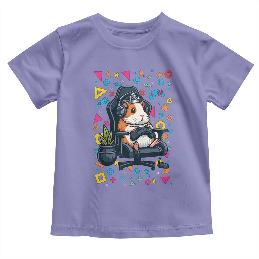 Funny Guinea Pigs And Gaming Lover Gift For Kid Toddler T Shirt TS12 Violet Print Your Wear