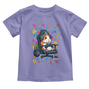 Funny Guinea Pigs And Gaming Lover Gift For Kid Toddler T Shirt TS12 Violet Print Your Wear