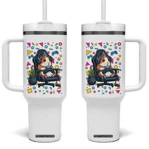 Funny Guinea Pigs And Gaming Lover Gift For Kid Tumbler With Handle TS12 One Size: 40 oz White Print Your Wear