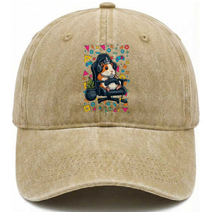 Funny Guinea Pigs And Gaming Lover Gift For Kid Washed Cotton Baseball Cap TS12 Print Your Wear